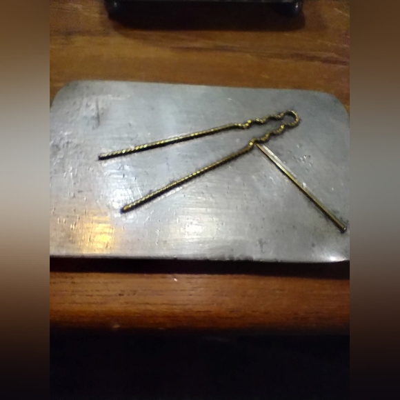 Vintage Simpson, Hall & Miller Co. Quadruple Silver Plated Pin Box, Trin… - Picture 6 of 10